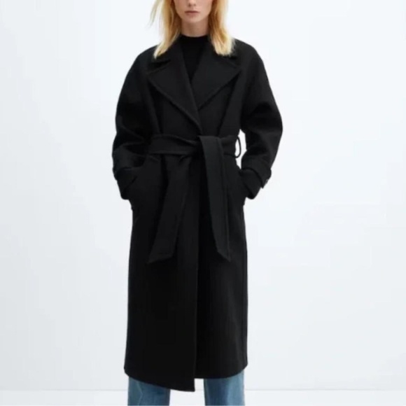 Zara Jackets & Blazers - ZARA Wool Wrap Coat